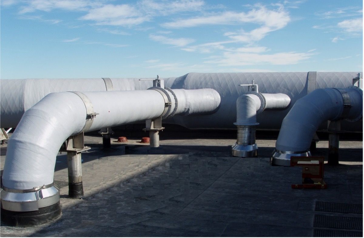 Wastewater Treatment Plant Fiberglass Pipe & Fittings Anderson